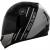 Capacete Norisk FF391 KNIGHT Preto e Prata